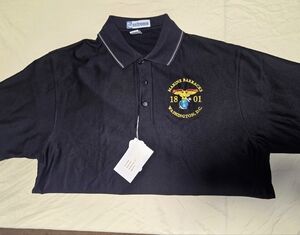 Marine Barracks 1801 Washington DC Extra Dry XL Black Polo BNWT Shirt Semper Fi